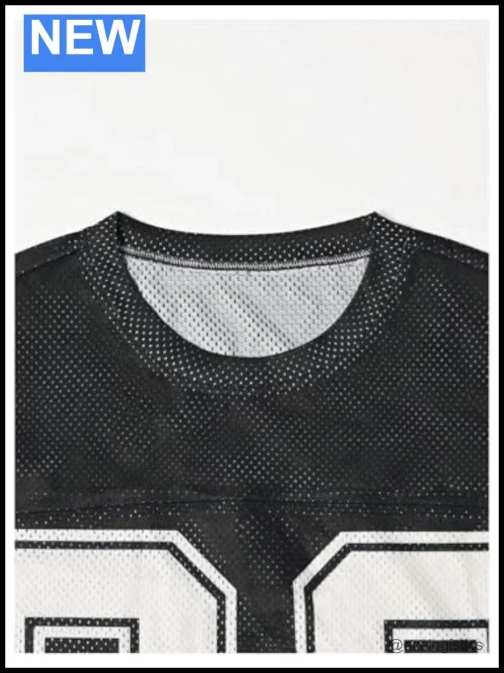 Men's Oversized Graphic Print Mesh Basketball Tee Loose Fit Jersey